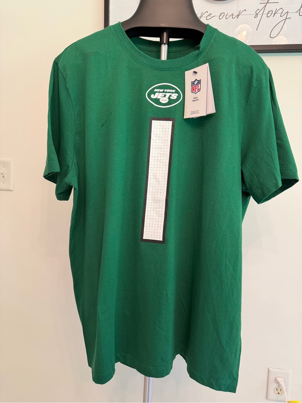 Ahmad Sauce Gardner New York Jets Nike Player Name & Number T-Shirt - Green